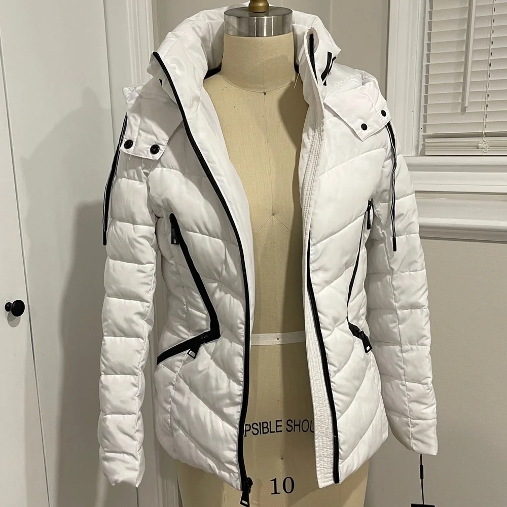 Karl Lagerfeld White Puffer Jacket - Picture 2 of 10